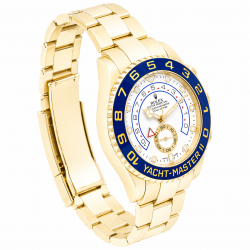 Rolex Yatch Master II 44MM White Dial 116688 18K YG Watch
